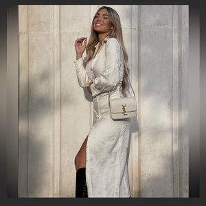 Zara Midi Button up Dress-NWT-Large-SHIPS TODAY